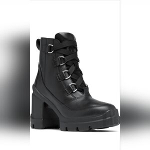Sorel Women's Black Caribou X Heeled Boots